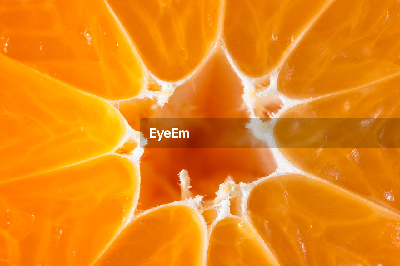 Full frame shot of orange fruit