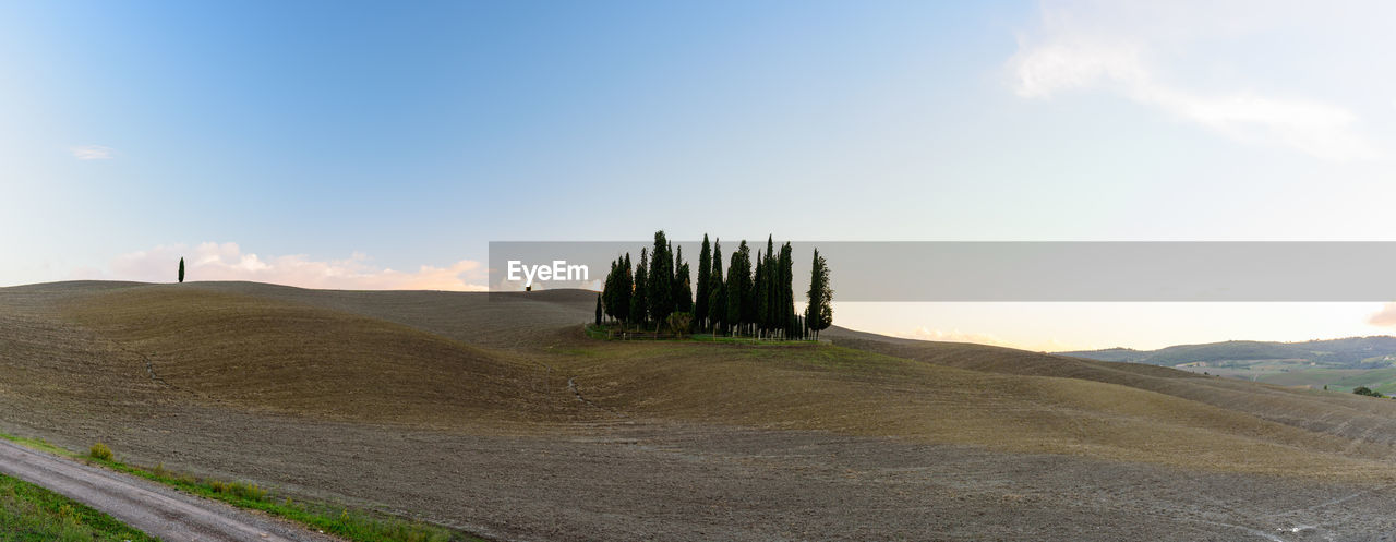 Panoramic view of landscape against sky