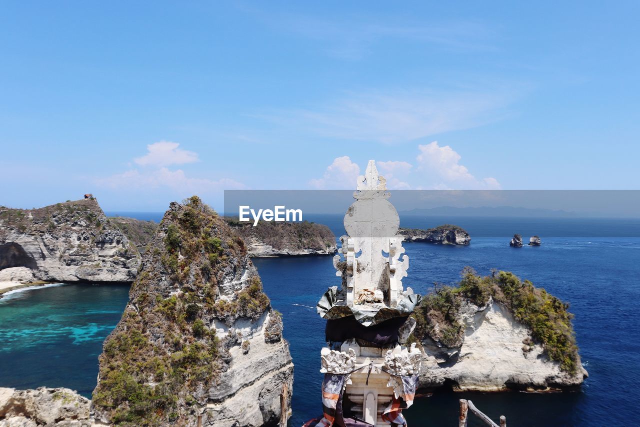 Panoramic view of sea against sky