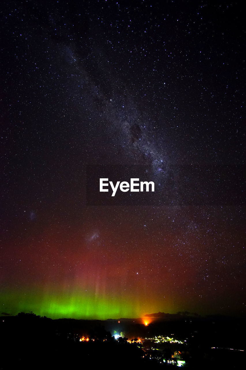 SCENIC VIEW OF STAR FIELD AGAINST SKY