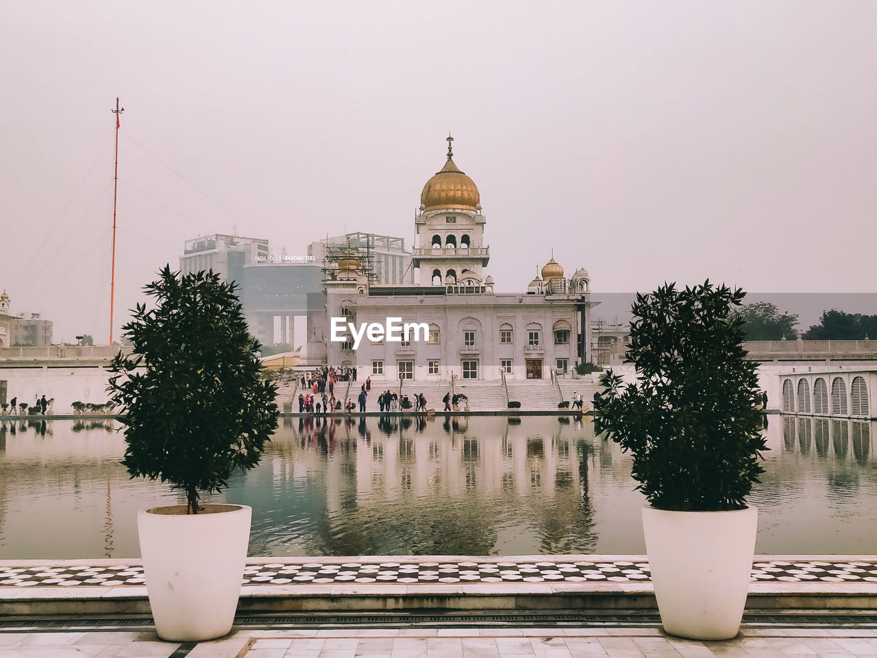 A view of bangla sahib gurudwara 