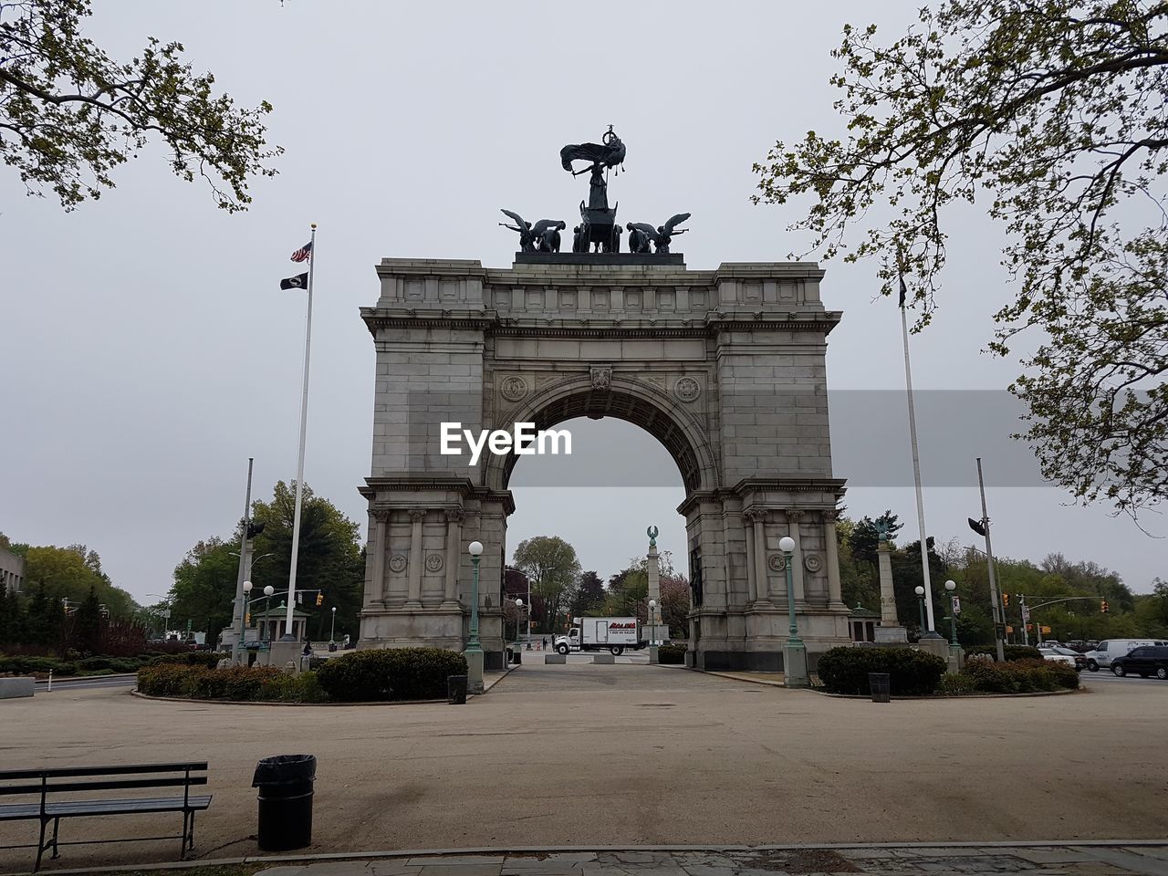 Statue of historical building