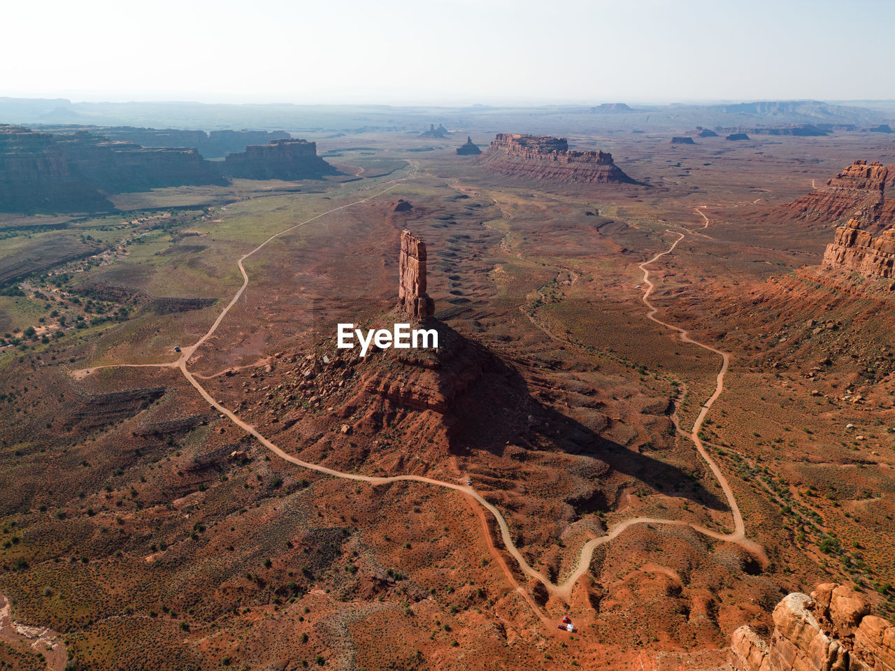 aerial view of landscape against sky