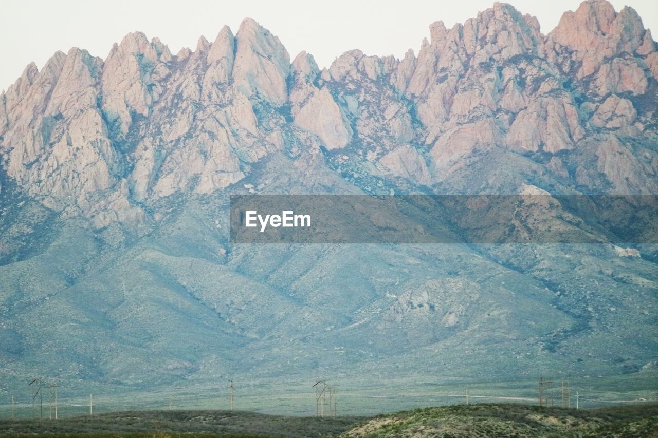 Scenic view of landscape and mountains