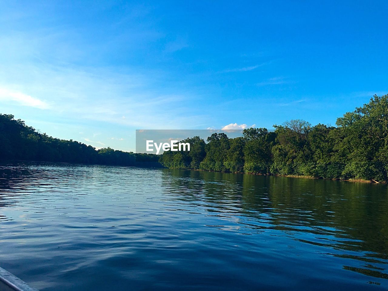 Scenic view of calm lake