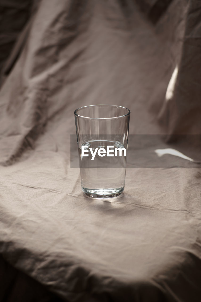 Close-up of drink in glass on table