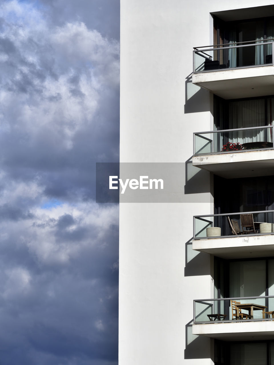 Low angle view of building against sky