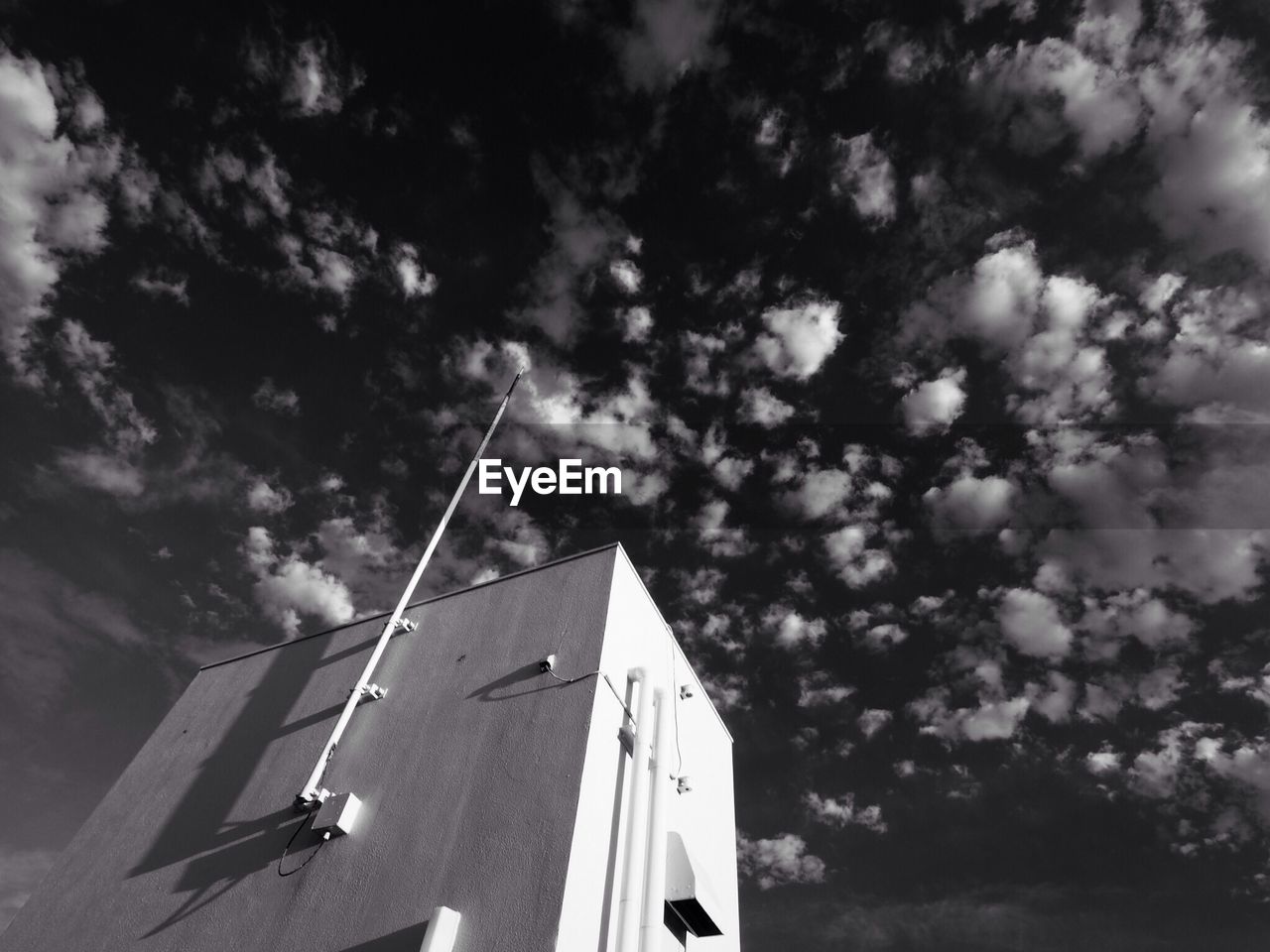 Low angle view of building against sky