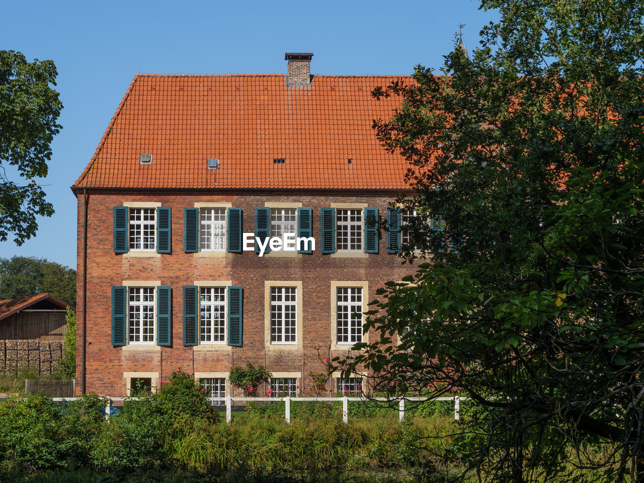 Castle and mill near legden in westphalia