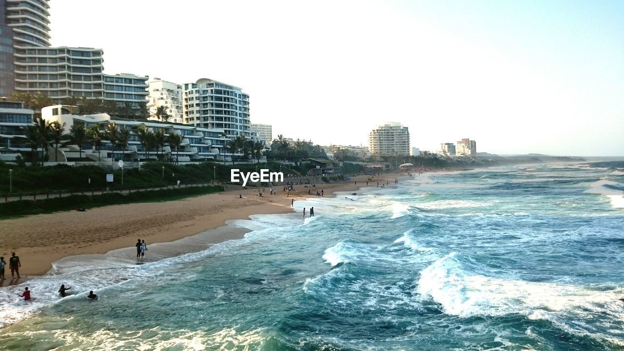 WAVES ON BEACH