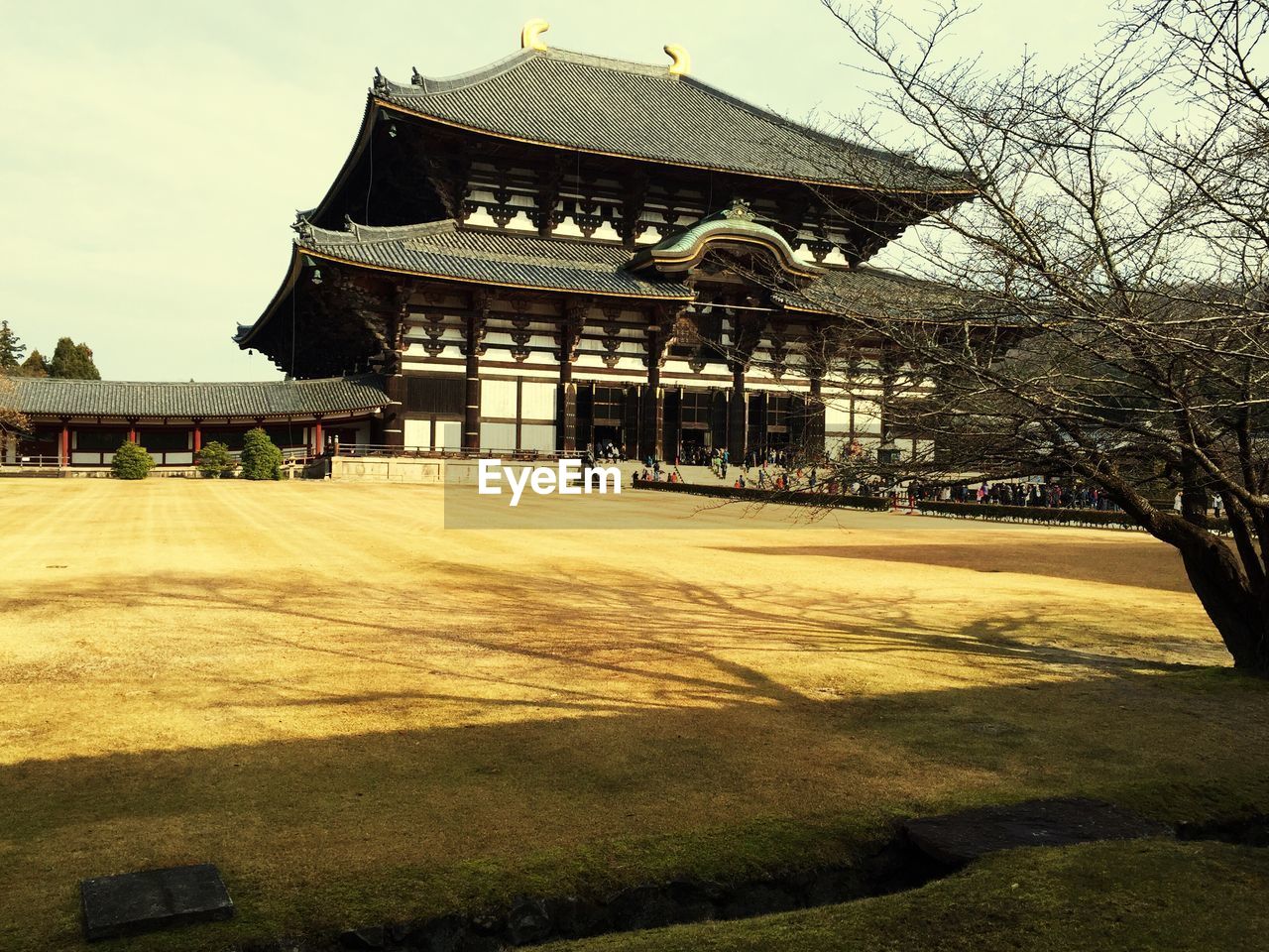 Tendoji temple during sunny day