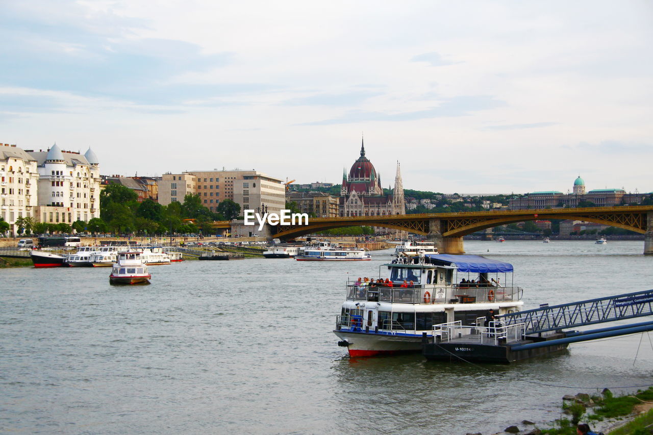 BOATS IN RIVER