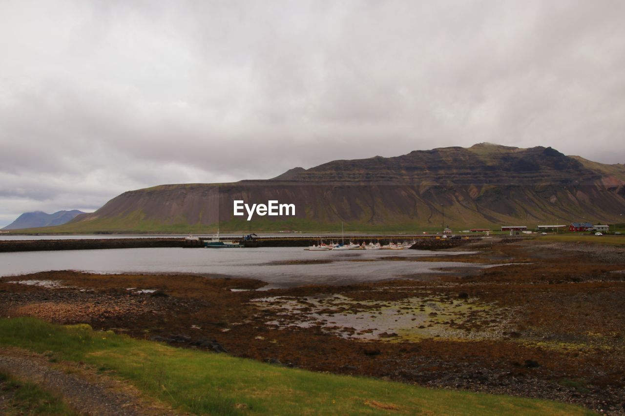 SCENIC VIEW OF LAND AND MOUNTAINS AGAINST SKY