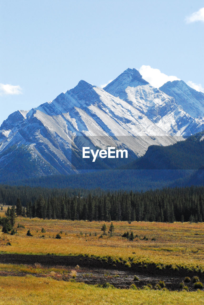 SCENIC VIEW OF SNOWCAPPED LANDSCAPE AGAINST SKY