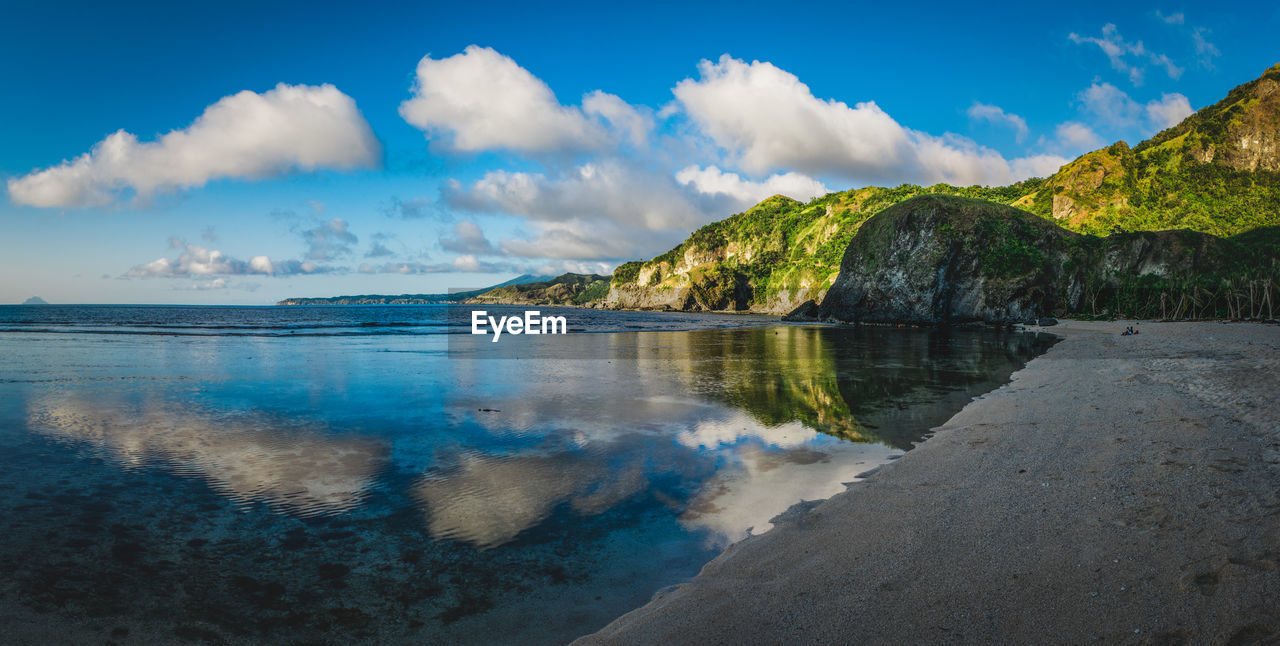 Panoramic view of sea against sky