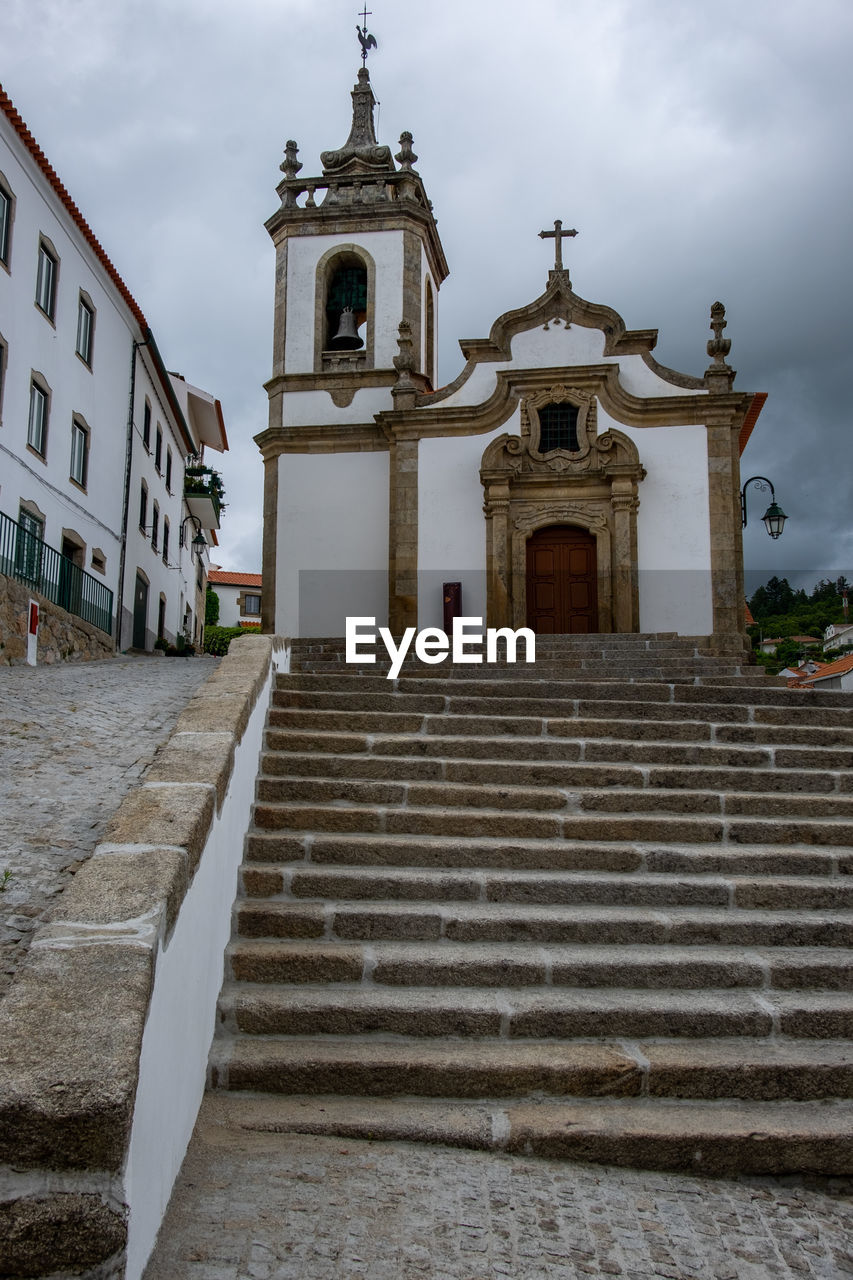 LOW ANGLE VIEW OF BELL TOWER AGAINST SKY