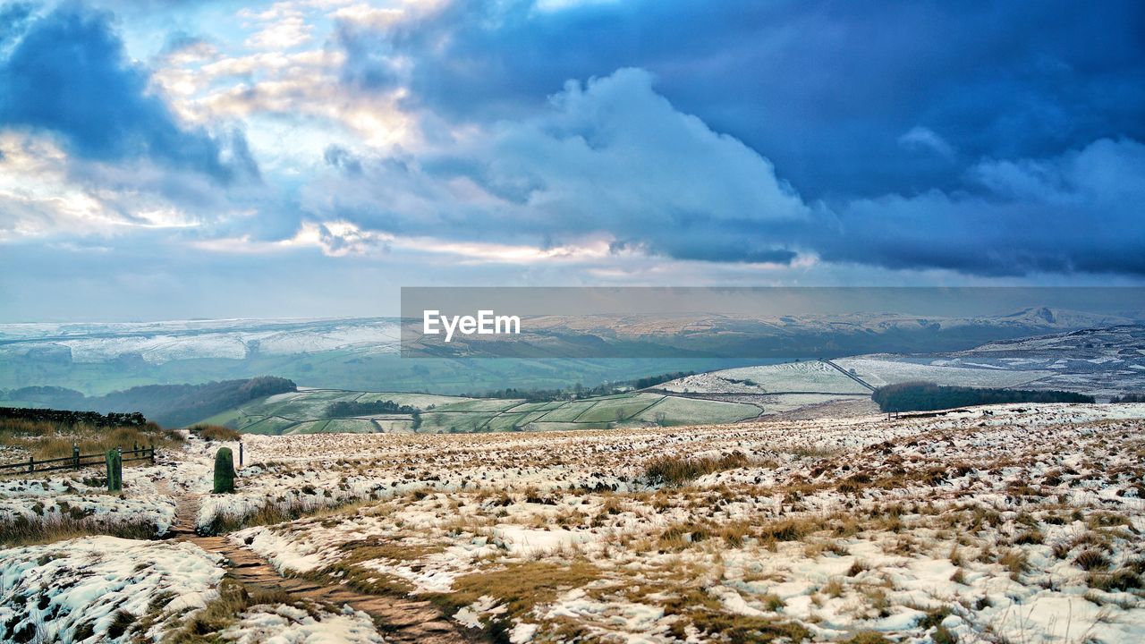 Scenic view of landscape against sky