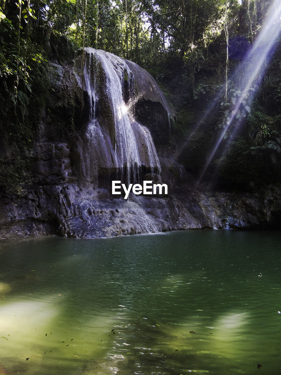 VIEW OF WATERFALL