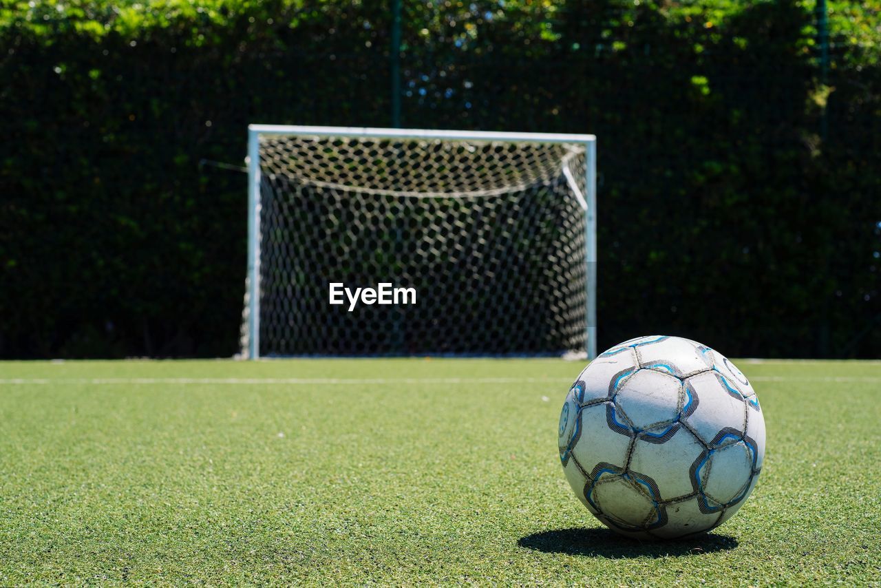 SOCCER BALL IN FIELD