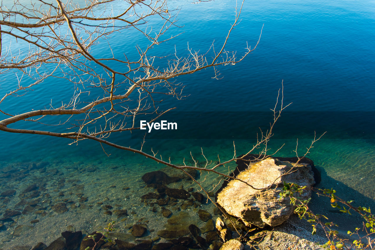 VIEW OF SEA FROM ROCK