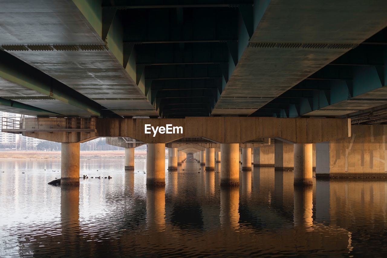 Interior of bridge