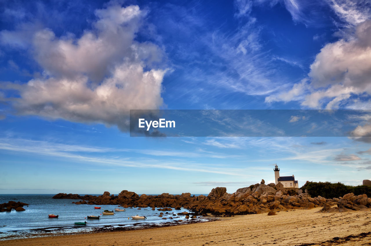 PANORAMIC VIEW OF SEA AGAINST SKY