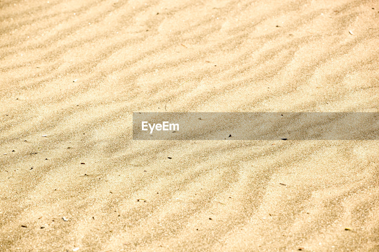 Full frame shot of sand at beach