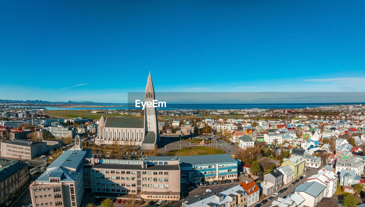 Hallgrimskirkja church in reykjavik.