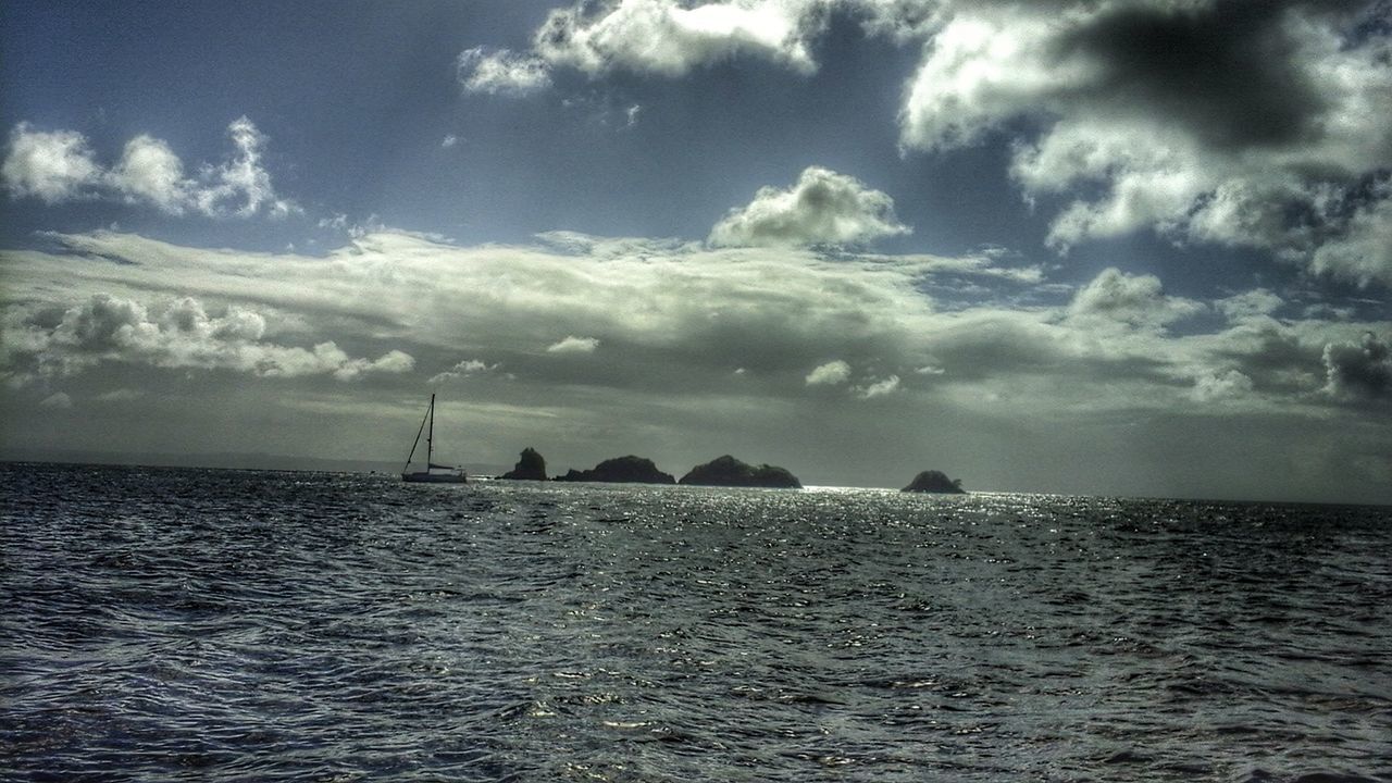 VIEW OF SEA AGAINST SKY