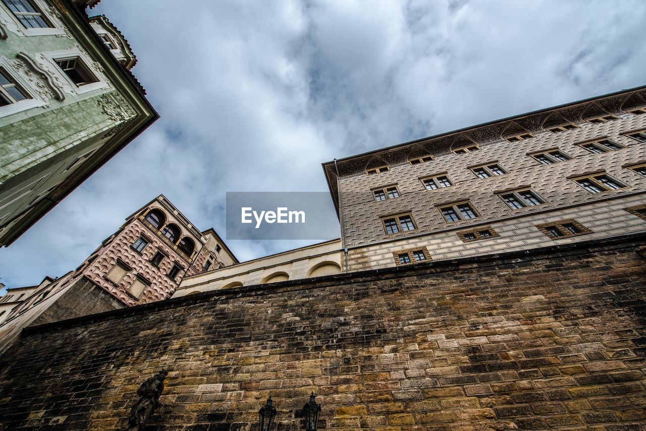 LOW ANGLE VIEW OF OLD BUILDING