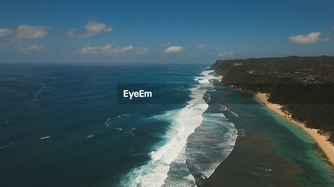 PANORAMIC VIEW OF SEA AGAINST SKY