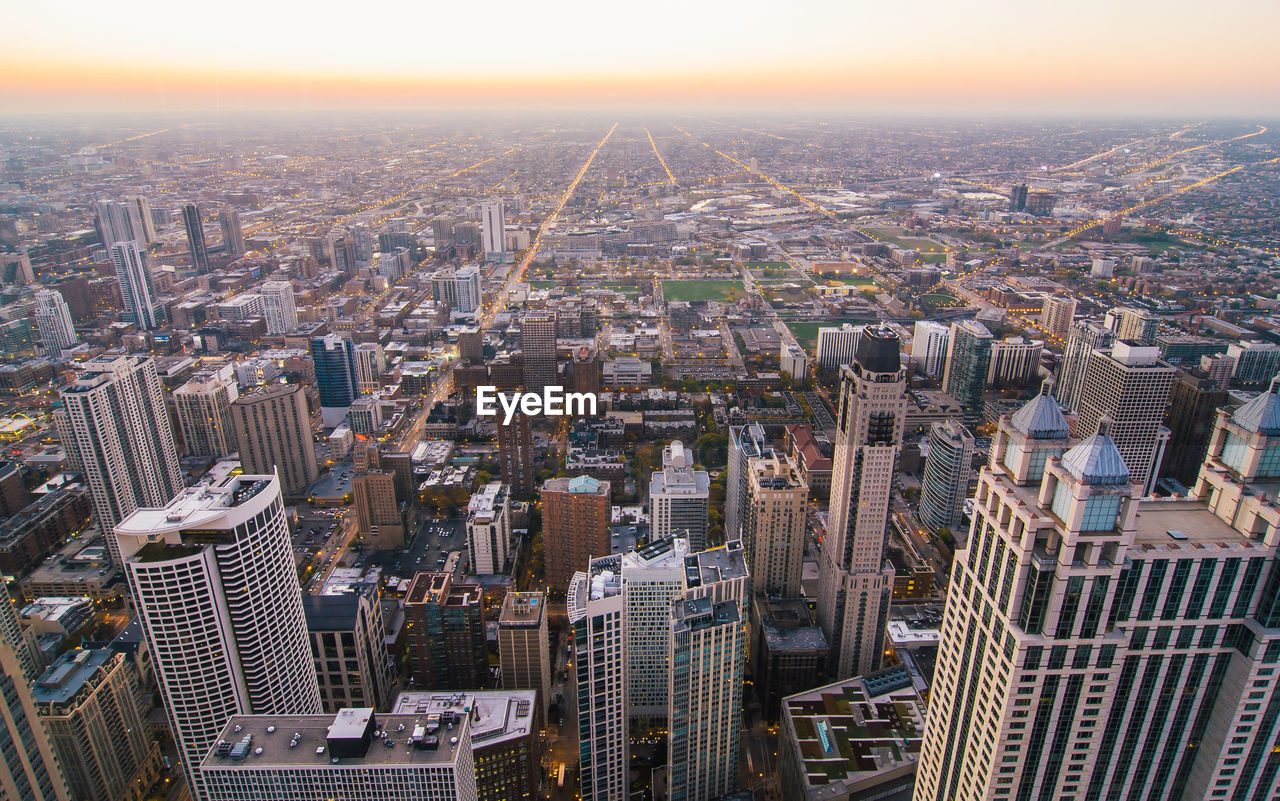 Aerial view of a city