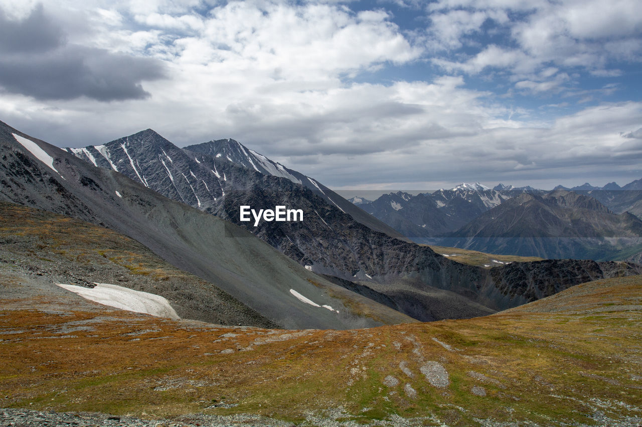 SCENIC VIEW OF SNOWCAPPED MOUNTAIN AGAINST SKY