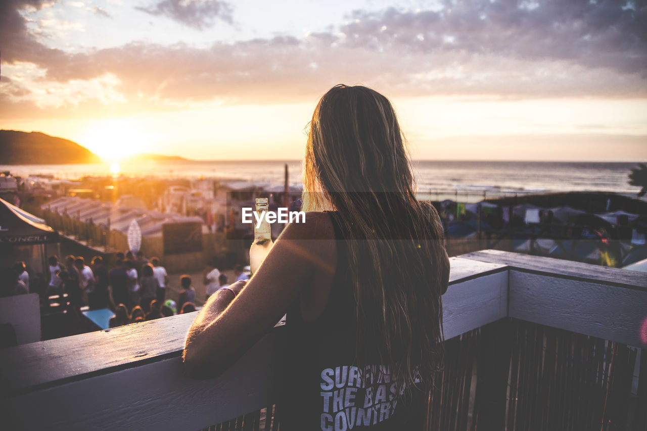 SUNSET OVER SEA