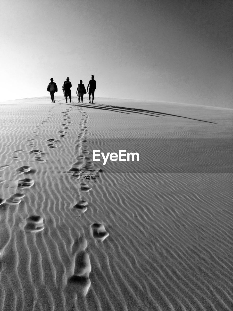 People walking at beach