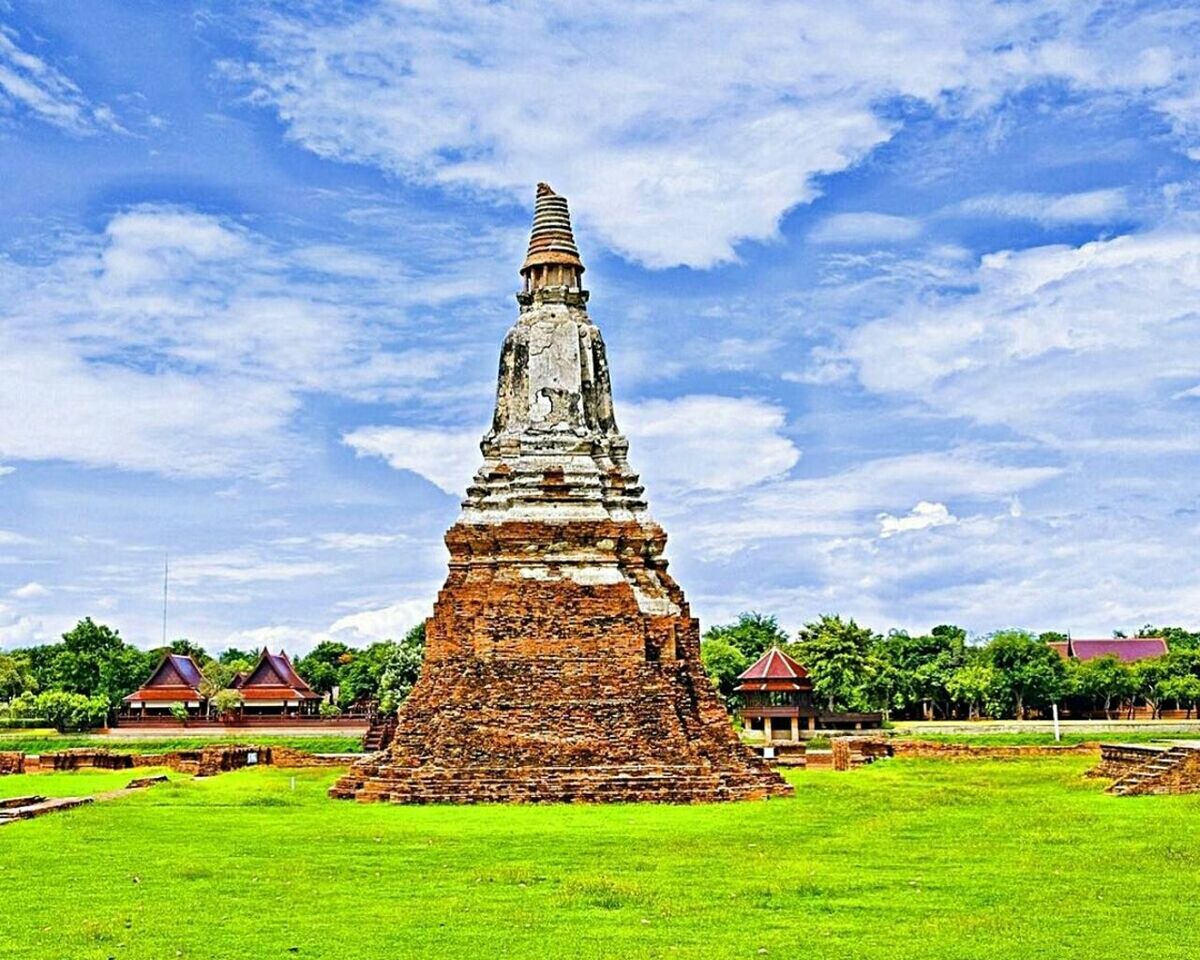 TEMPLE AGAINST SKY