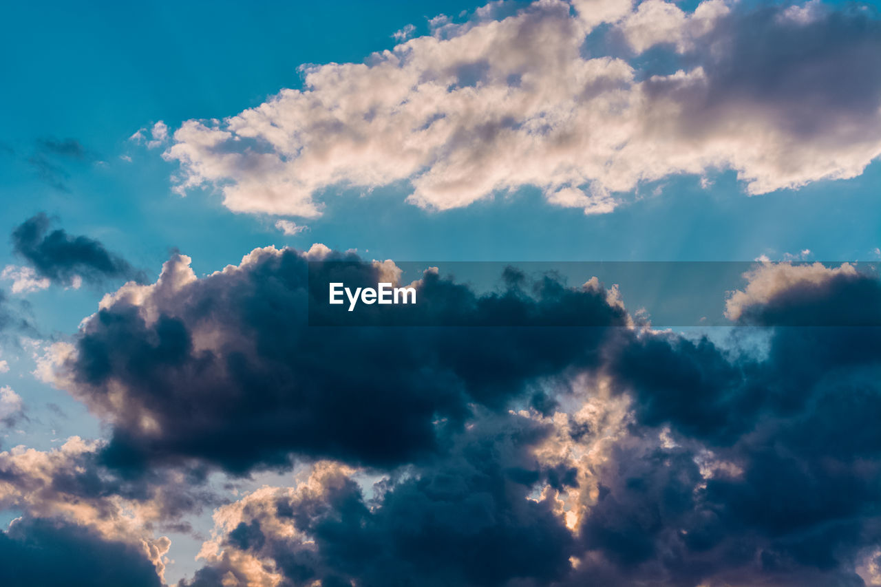 Low angle view of clouds in sky