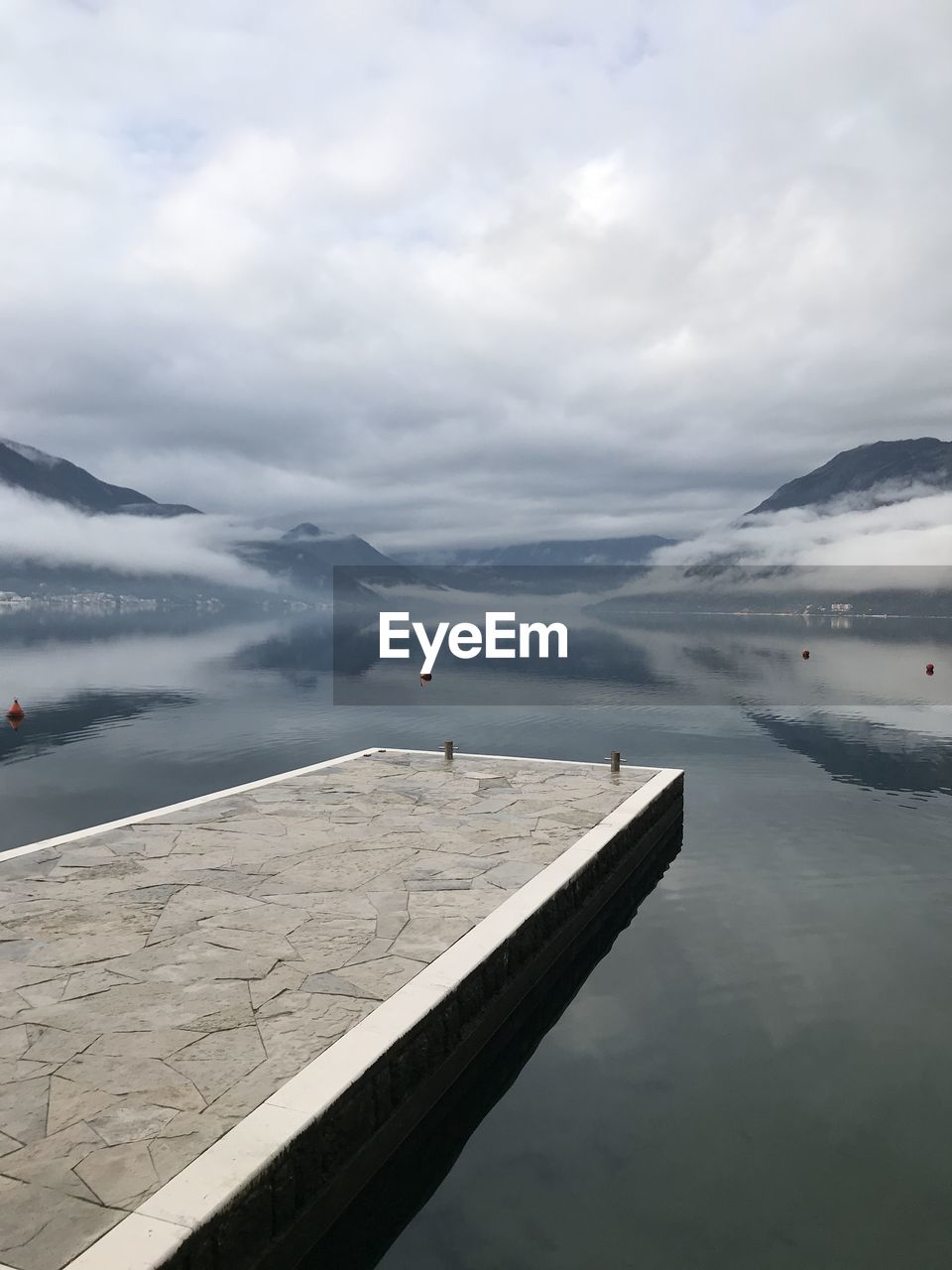 Low angle view of sea against sky