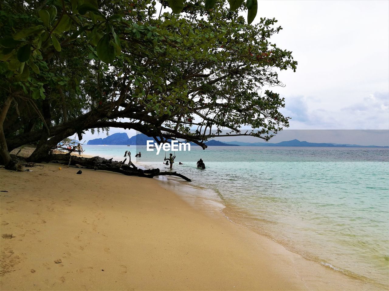 Scenic view of sea against sky in krabi, south thailand