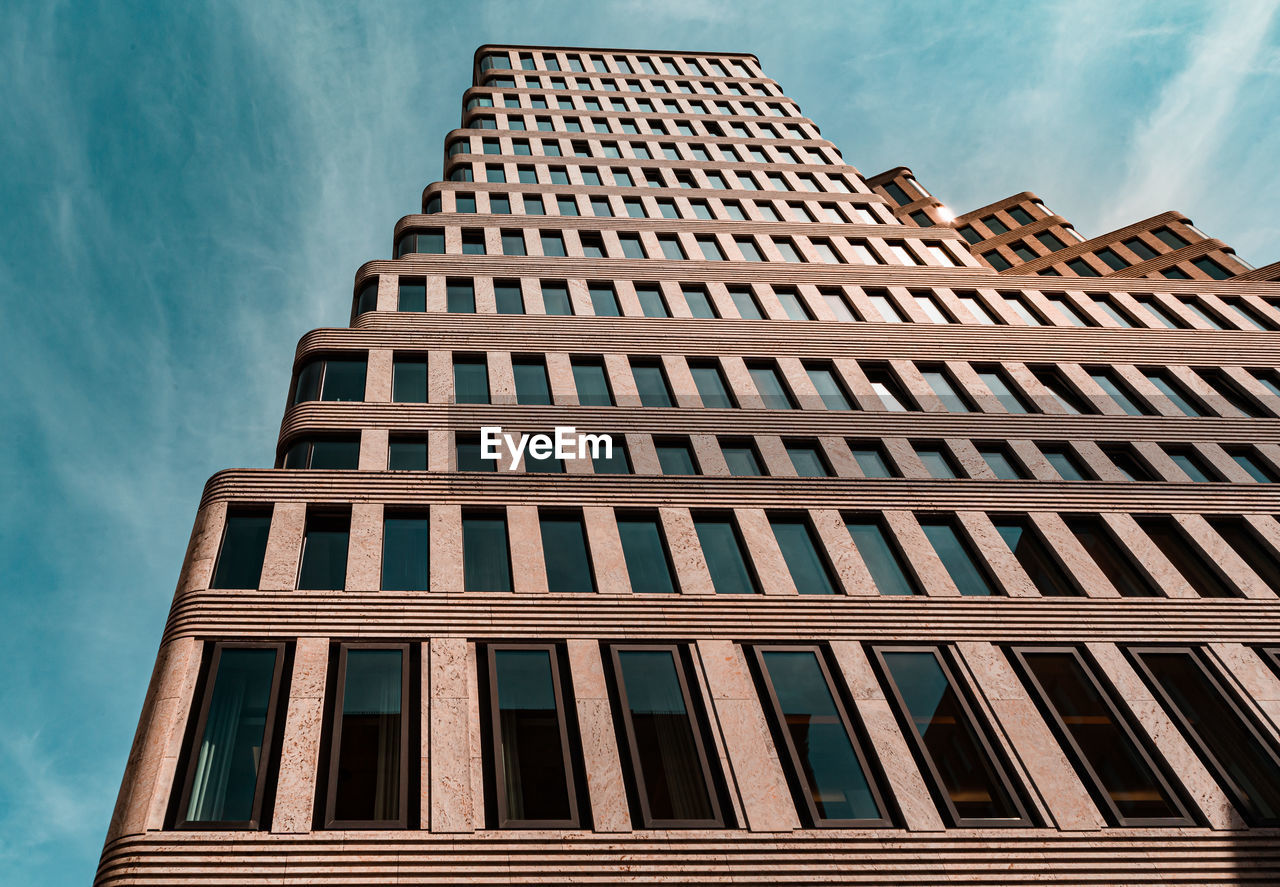 Low angle view of building against sky