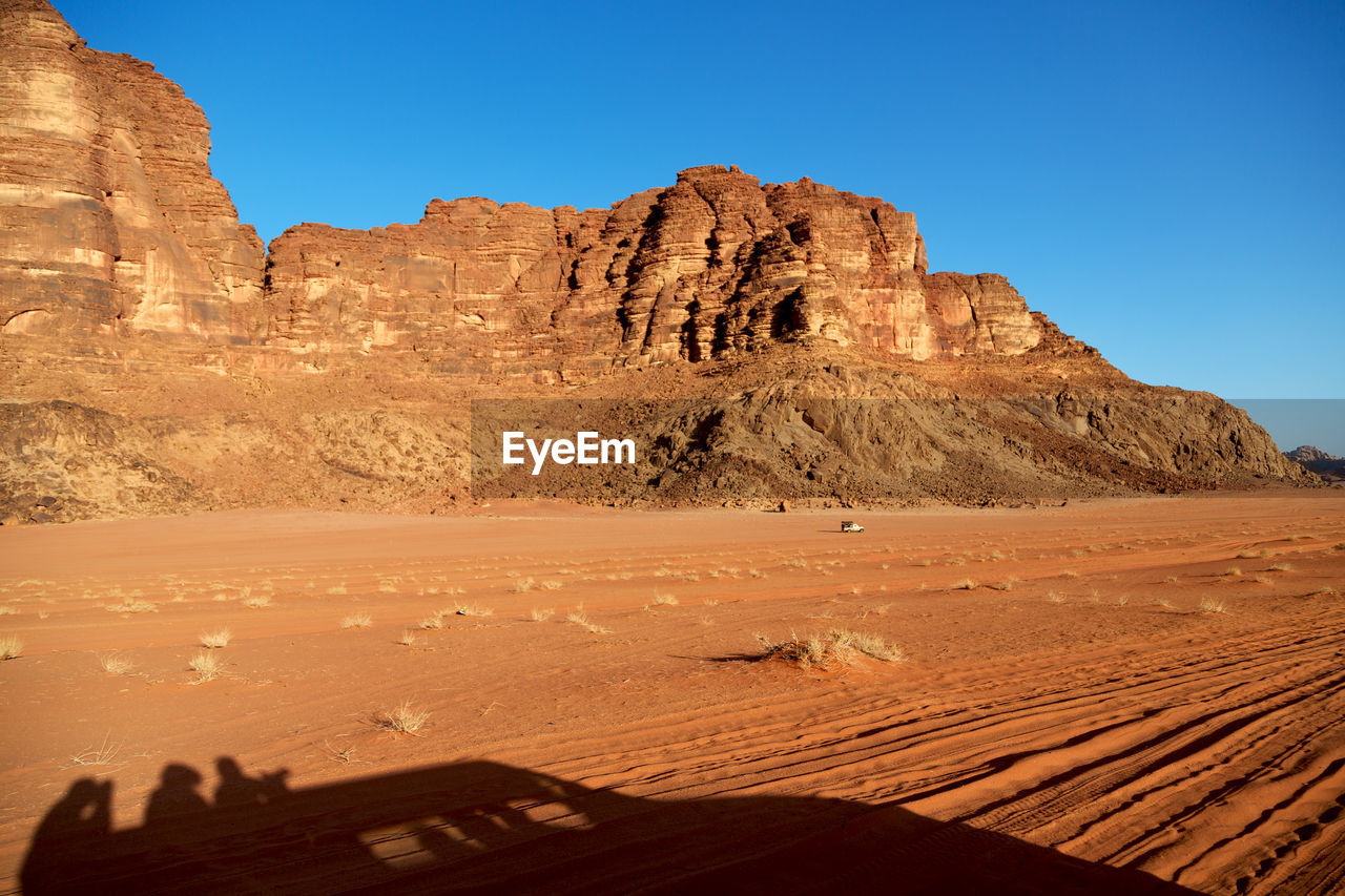 Rock formations in a desert