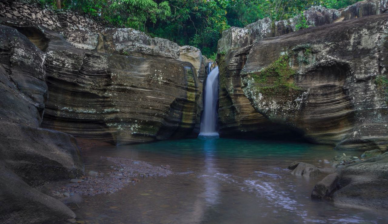 Waterfall in forest