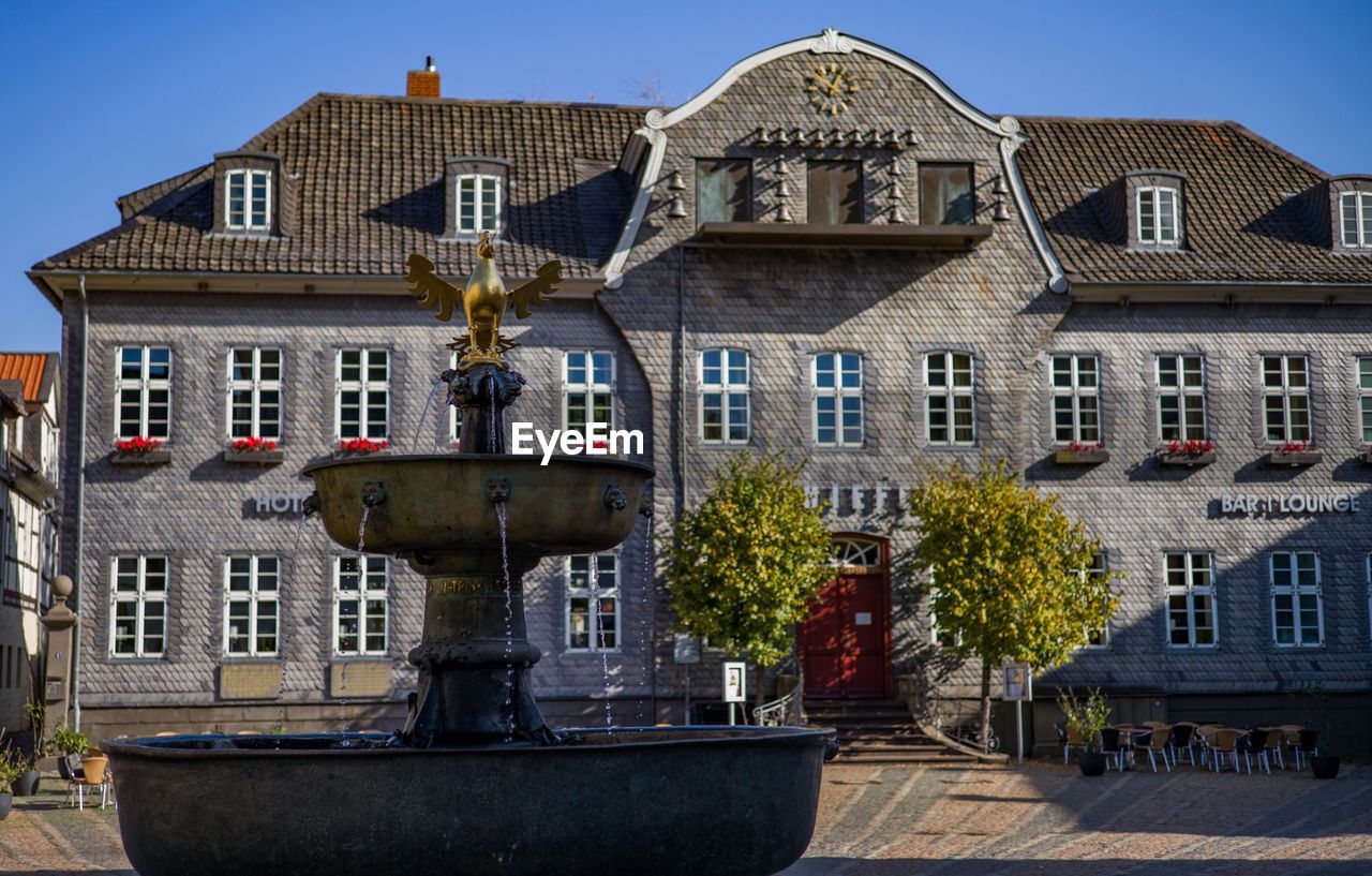 View of old building in city