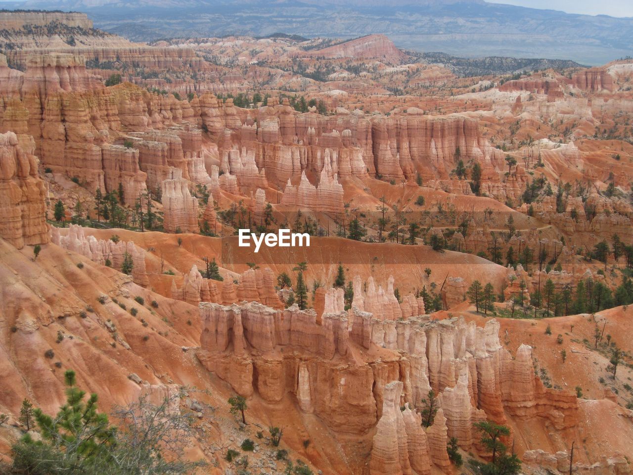 View of rock formations