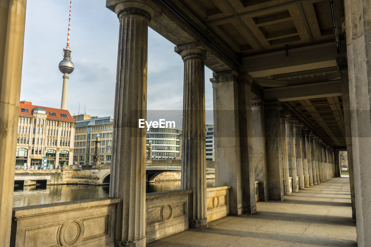 View of buildings in city