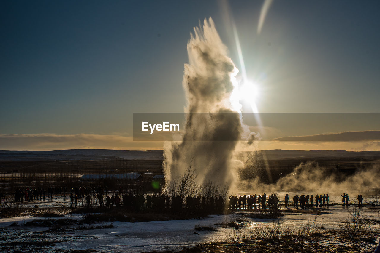 This is the most costant geyser in the world, strukkur. it esplose every ten minutes. 