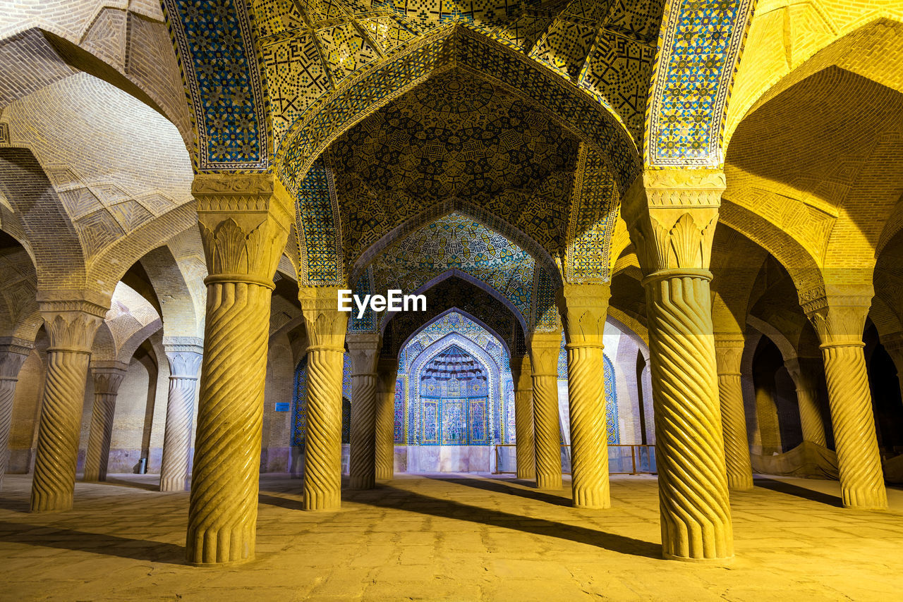 INTERIOR OF A TEMPLE