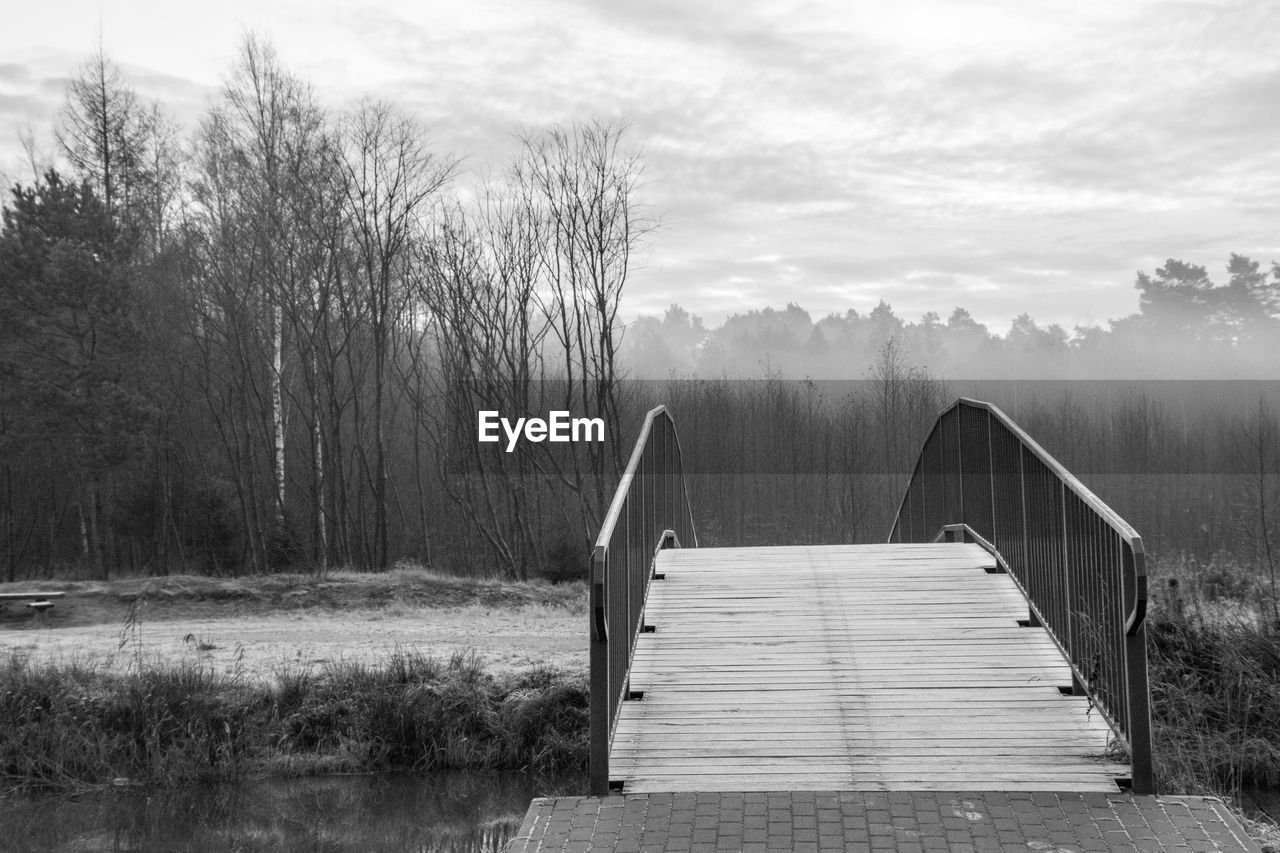 Boardwalk against sky