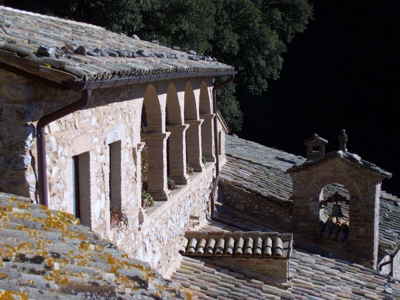 Exterior of eremo delle carceri