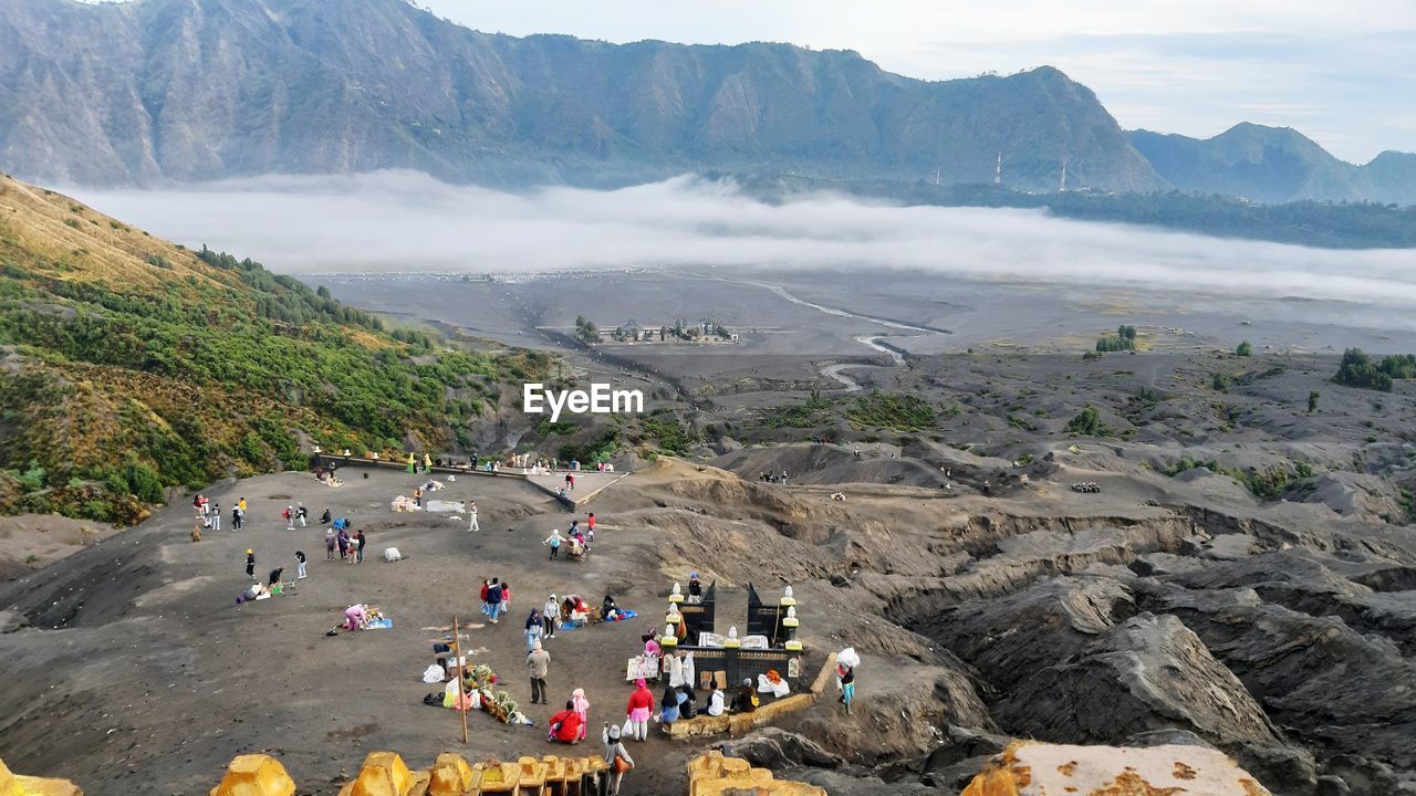 Climbing or climbing mount bromo tourism